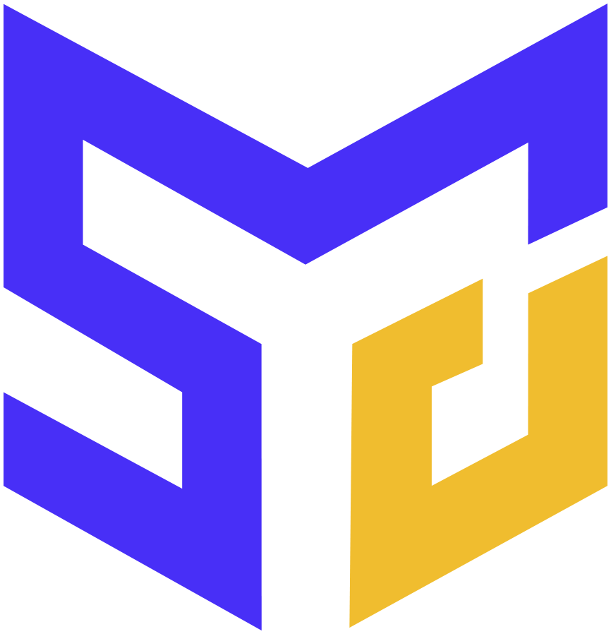 SINGH Media Group Logo ICON with White Border