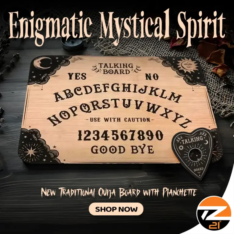 Enigmatic Mystical Spirit New Traditional Ouija Board With Planchette