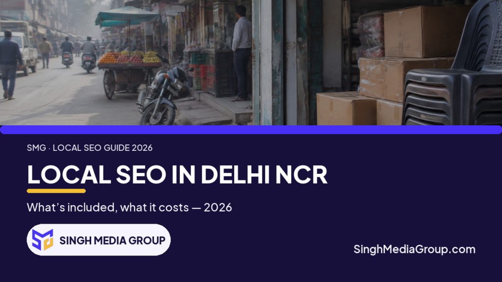 Local SEO services in Delhi NCR: what is included and what it costs in 2026