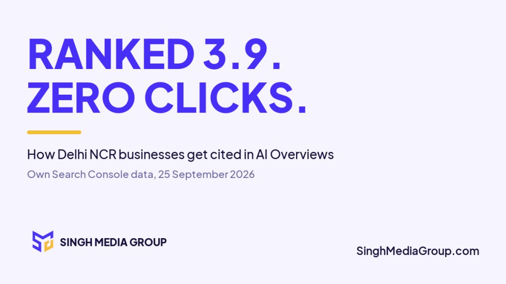 How to get cited in AI Overviews and ChatGPT: article cover for Singh Media Group
